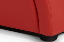 Ergonomski ležalnik Sensual Curve Sofa A125D (Rdeč)