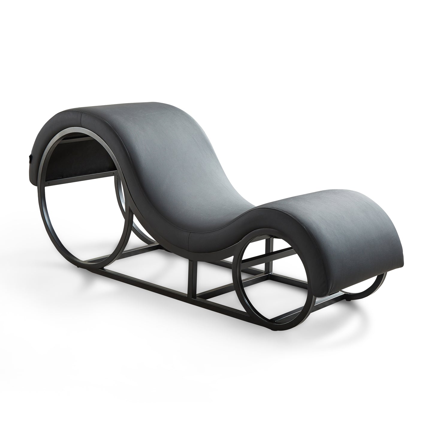 Ergonomski ležalnik Sensual Curve Sofa A176 (Črn)