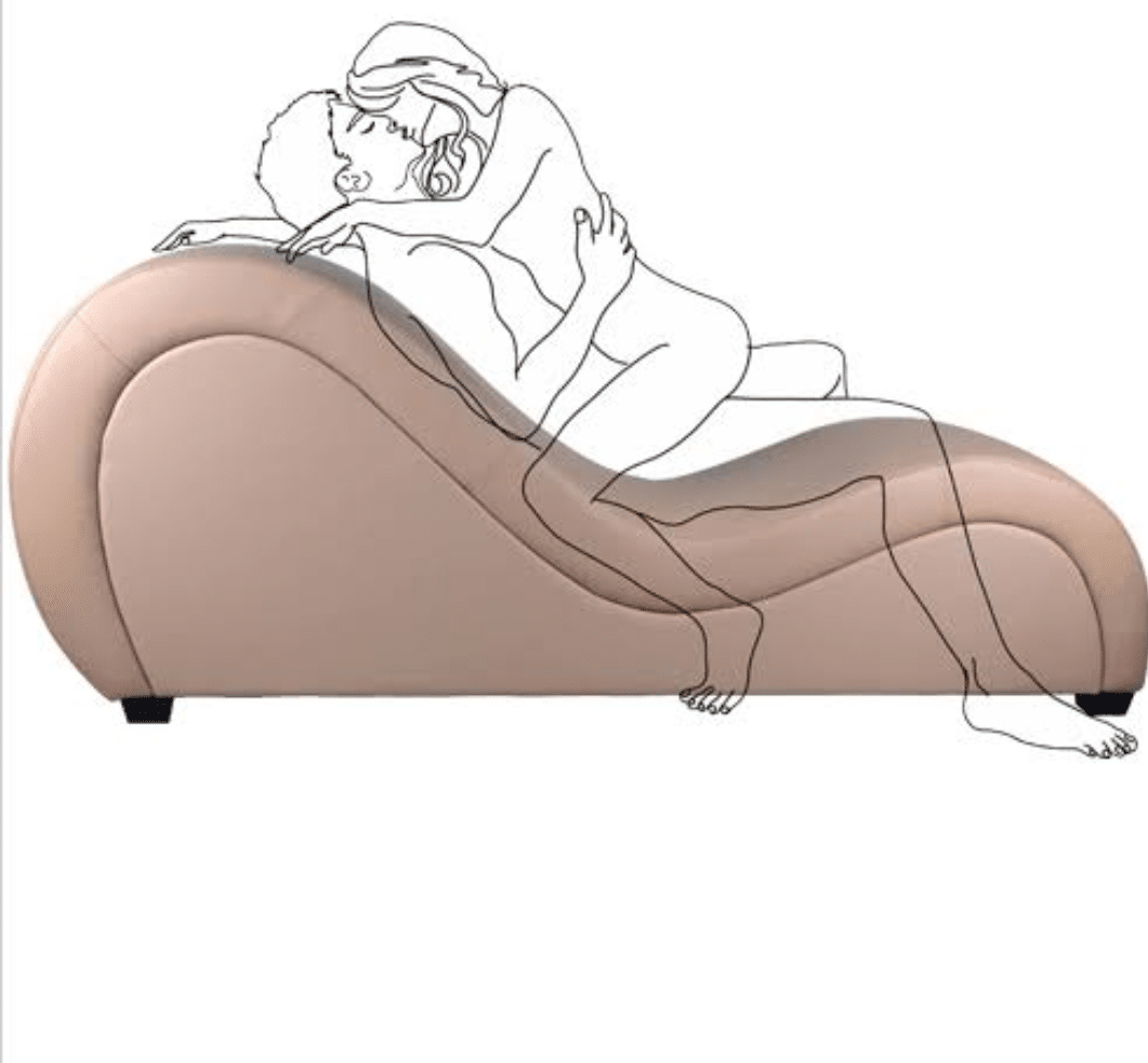 Ergonomic lounger Sensual Curve - Sex Sofa A125D (Red)