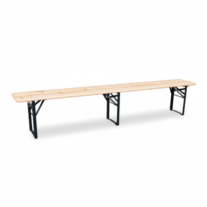 Gasilska miza z dvema klopema komplet – dimenzija 180 x 60 x 76 cm