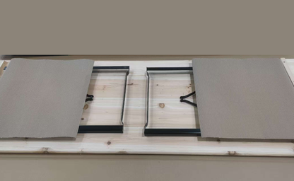 Gasilska miza z dvema klopema komplet – dimenzija 180 x 60 x 76 cm
